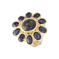 Ringe Soprana Dame in Gelbgold Opale ECLISSI